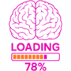 Neurobiology Brain Charging Indicator Design