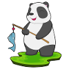 Pêche au panda baudroie