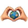 Heart from Earth in Hands