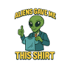 Alien clothing joke