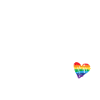 Ami fabuleux LGBTQ Pride Coeur Design