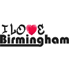 Love Birmingham Heart Graphic Design