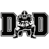 Football Player String Art Design