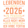 Legends retire in 2026 - Farewell colleague