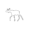 Emil der Elch withe