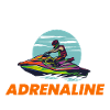 Cheveux d’eau salée Adrénaline Jetski Design