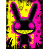 Urban Neon Bunny