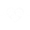Heart made of dog paws