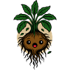 Mandrake Root Plant Cute Halloween Motif