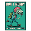 Humorous Zombie Walker 