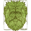 Mystical tree face design