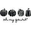 Pumpkin illustration with