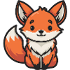 Cute Cartoon Fox Animal Lover