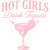 Humorous Aperitif Girls Drink Tequila