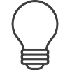 Light Bulb Line Icon