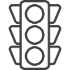 Traffic Light Line Icon
