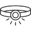 Headlamp Line Icon
