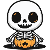 Skeleton Cute Halloween
