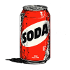 Red Soda Can