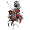 Toyotomi Hideyoshi on horseback