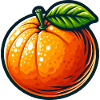 Stylized Orange Bright Zest