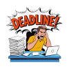 Illustration des Terminstresses