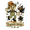 Autumnal Pumpkin Sentinel Motif