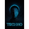 Futuristic Techno Portrait Design