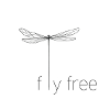 Leuchtende Libelle Silhouette