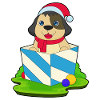 Chien Noël Noël Chapeau