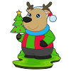 Reindeer Christmas Christmas Tree