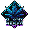 Plant Based Neon – futuristisches Hanfblatt