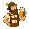 Bavarian Beer Garden Motif