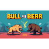 Pixel Art Bull vs Bear Battle