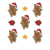 Capybara Christmas Winter Animals Capybaras