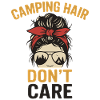 Camping Hair - No Care Illustration
