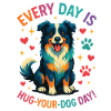 Hug-Your-Dog Day Border Collie