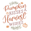 Pumpkin Hugs Harvest Wishes