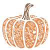 Happy Halloween pumpkin motif