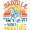 Dadzilla Father Of The Monsters Retro