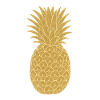  Golden pineapple | Gilded Pineapple Elegance