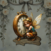 Magic clock with mechanical fairy