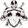 Knight with shield and sword