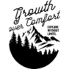 Minimal Mountain Landscape Silhouette