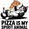 Chat à pizza