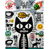 Urban Cat Wall Graffiti