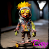 Artistic Street Art Punk Character Comic