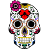 Sugar skull Halloween