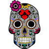 Sugar skull Halloween