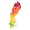 Suède - Sverige - Suède - abstrait - carte